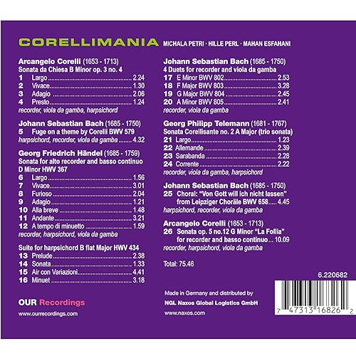 PETRI/PERL/ESFAHANI - CORELLIMANIA - CD image 2