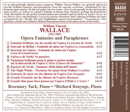 WALLACE - :PIANO MUSIC V.1 - CD image 2