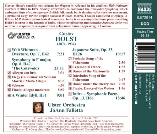 Gustav Holst - Holst: Cotswolds Symphony - CD image 2