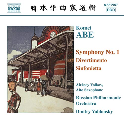 VOLKOV:RUSSIAN PO - ABE: SYMPHONY NO1 - CD image 1