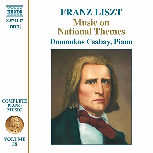 DOMONKOS CSABAY - LISZT:COMPL PIANO VOL.58 - cd image 1