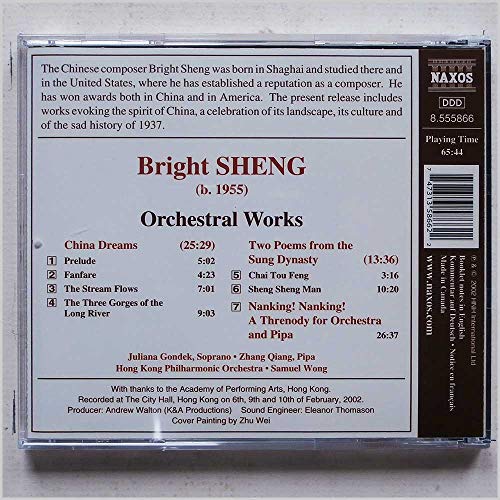 SOLOISTS:HKPO:WONG - SHENG: ORCHESTRA WORKS - CD image 2