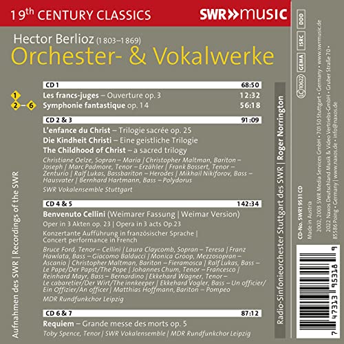 BERLIOZ - NORRINGTON CONDUCTS - CD image 2