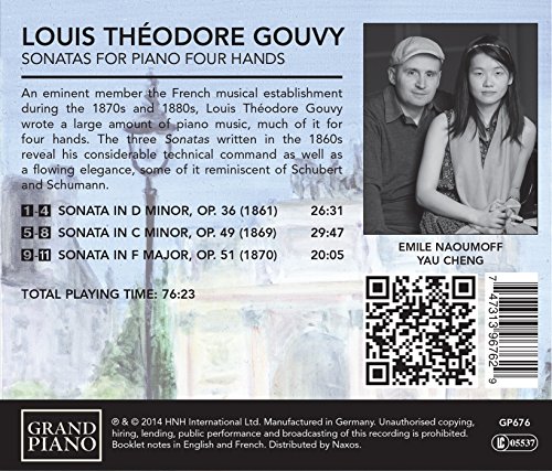 NAOUMOFF/CHENG - GOUVY:SONATAS FOR FOUR HANDS - CD image 2
