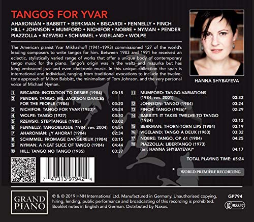 Hanna Shybayeva - : Tangos for Yvar - CD image 2