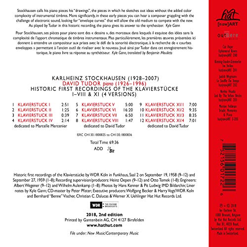 Karlheinz Stockhause - Historic First Recordings Of The Klavierstucke I- image 2