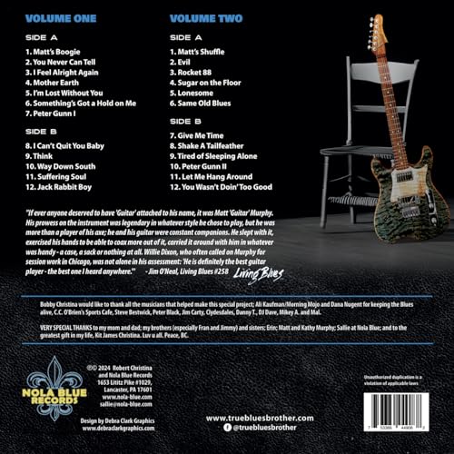 VARIOUS ARTISTS - TRUE BLUES BROTHER: THE LEGACY OF MATT 'GUITAR' MUR image 2