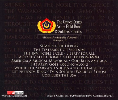 US ARMY FIELD BAND - CALL TO DUTY - CD image 2