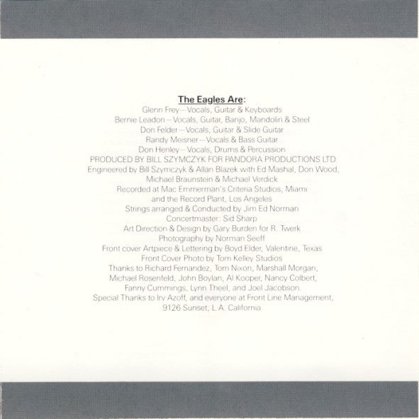 Eagles - One Of These Nights - CD image 4