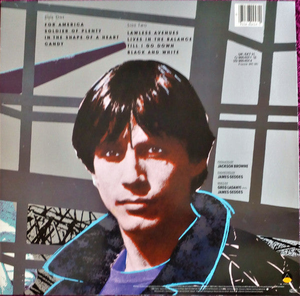 Jackson Browne - Lives In The Balance - Used Vinyl Record image 2