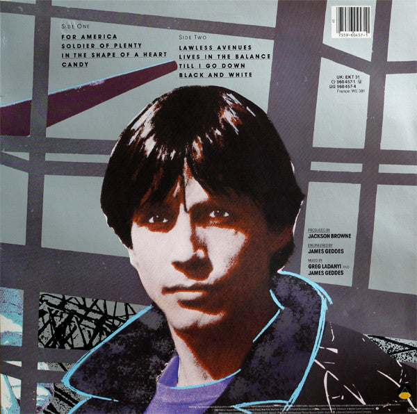 Jackson Browne - Lives In The Balance - Used Vinyl Record image 7