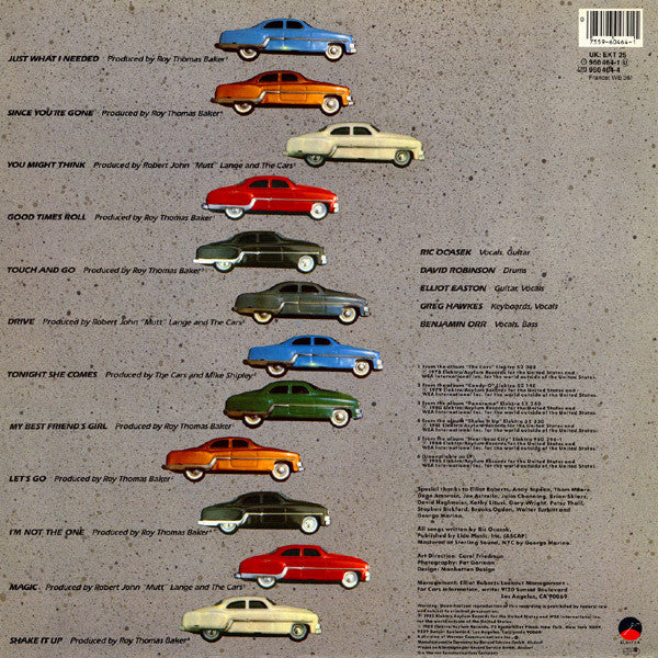 Cars - Greatest Hits - Used Vinyl Record image 2