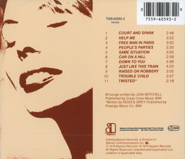 Joni Mitchell - Court And Spark - CD image 5
