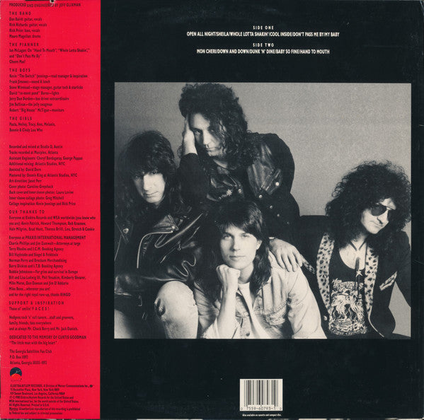 Georgia Satellites - Open All Night - Used Vinyl Record image 2
