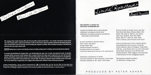 Linda Ronstadt - Cry Like A Rainstorm - Howl Like The Wind - Used CD image 3