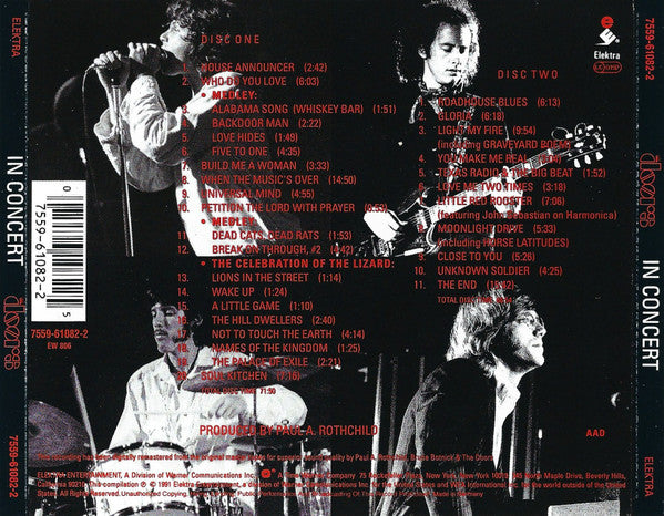 Doors - In Concert - CD image 2