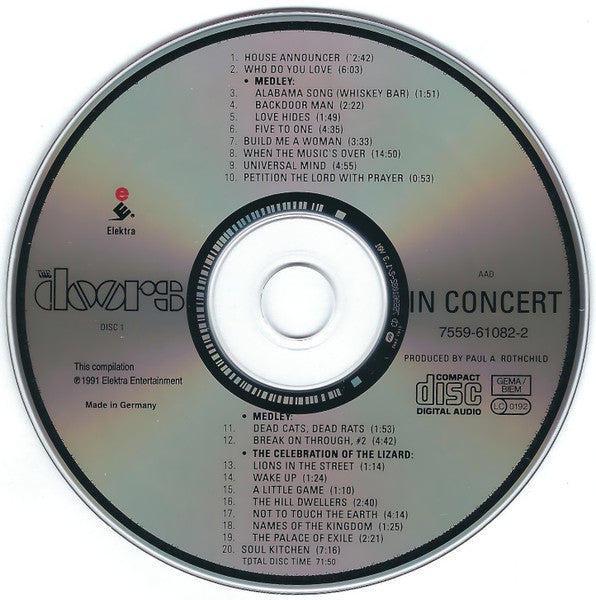 Doors - In Concert - CD image 3