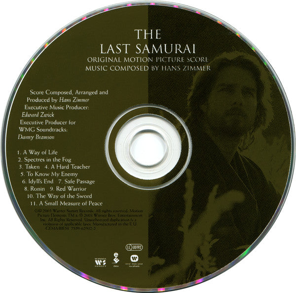 Hans Zimmer - Last Samurai (Original Motion Picture Score) - CD image 3