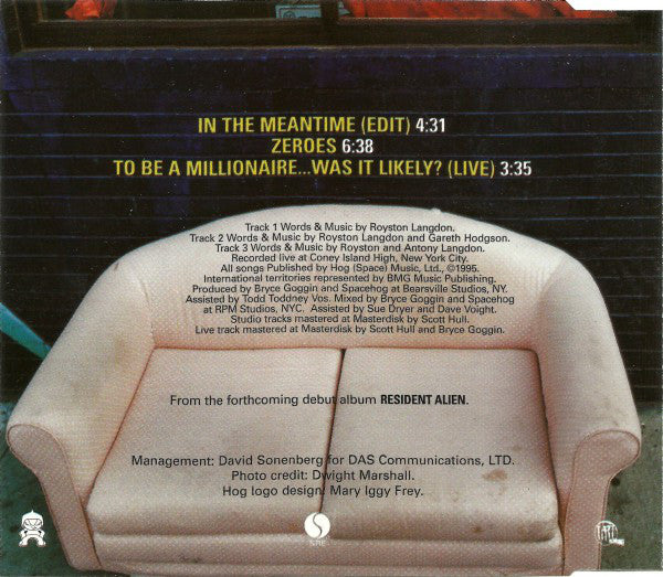 Spacehog - In The Meantime - Used CD image 6