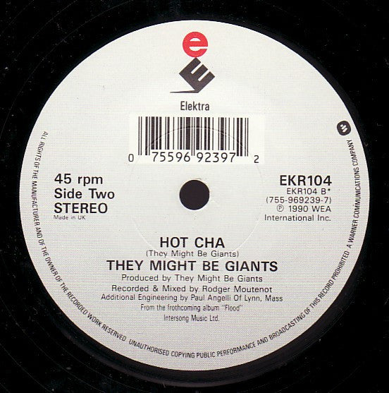 y Might Be Giants - Birdhouse In Your Soul - Used Vinyl Record 7" image 4