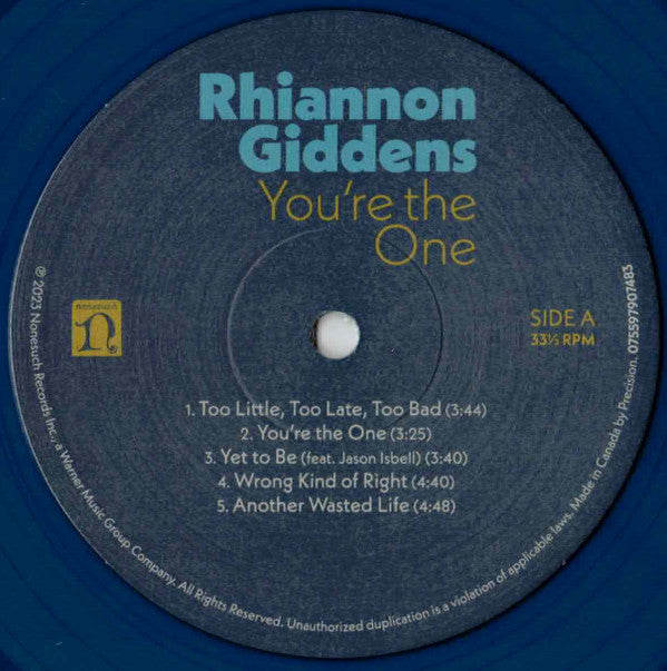 Rhiannon Giddens - You're the One - Vinyl Record VINYL image 1
