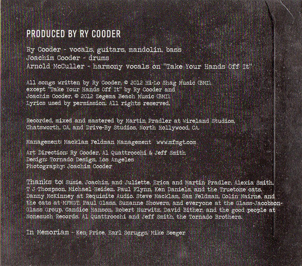 Ry Cooder - Election Special - CD image 5