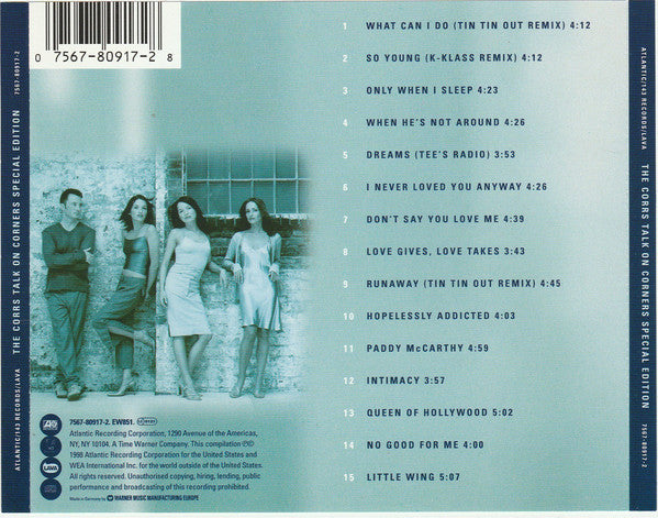 Corrs - Talk On Corners Special Edition - Used CD image 10