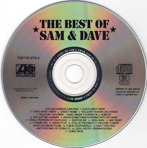 Sam & Dave - Best Of - CD image 3