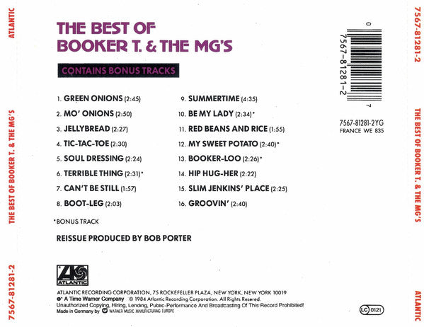 Booker T & The MG's - Best Of - Used CD image 3