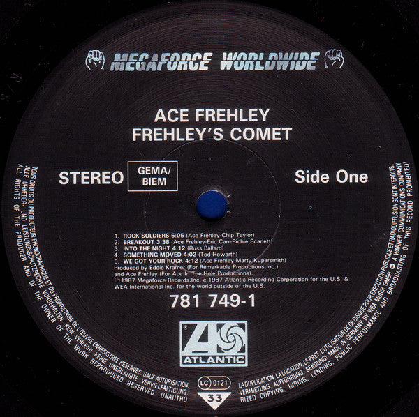 Ace Frehley - Frehley's Comet - Used Vinyl Record image 2