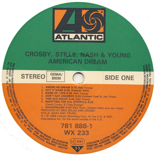 Crosby - American Dream - Used Vinyl Record image 9