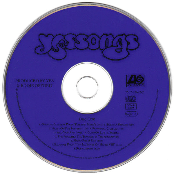 Yes - songs - CD image 3