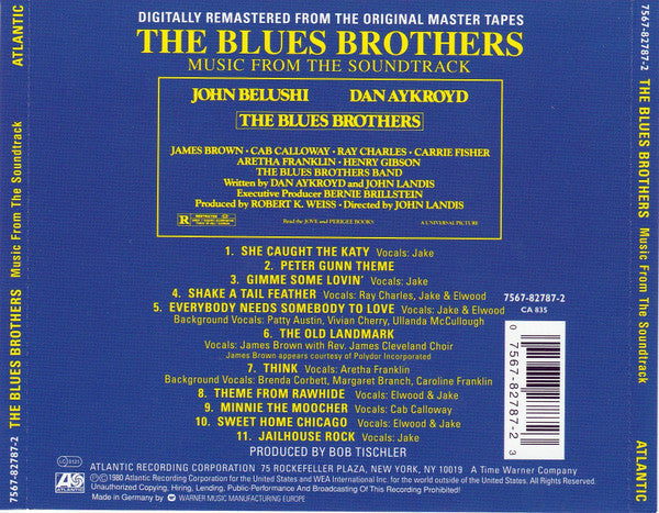 Blues Brothers - (Music From The Soundtrack) - Used CD image 2