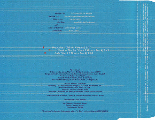 Corrs - Breathless - Used CD image 4