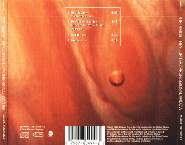 Tori Amos - Hey Jupiter / Professional Widow - Used CD image 7
