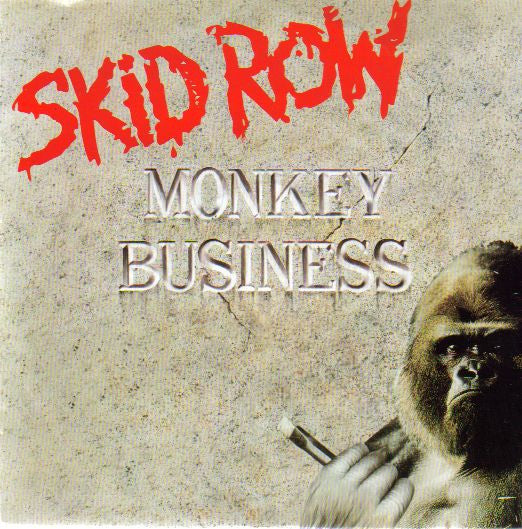 Skid Row - Monkey Business - Used Vinyl Record 12" image 1