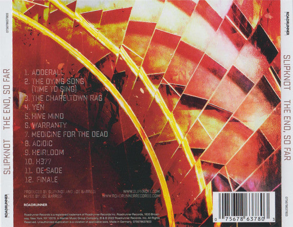 SLIPKNOT - END, SO FAR - CD image 2