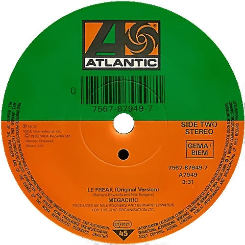 Chic - Mega - Used Vinyl Record 7" image 4