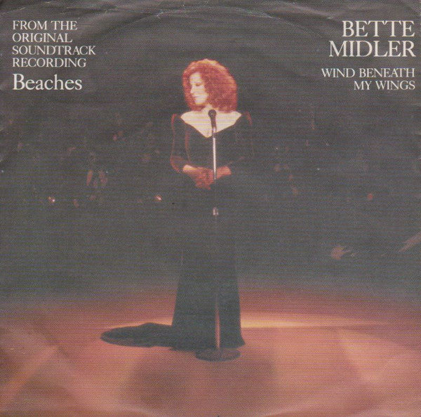 Bette Midler - Wind Beneath My Wings - Used Vinyl Record 7" image 5