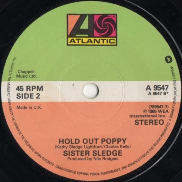 Sister Sledge - Frankie - Used Vinyl Record 7" image 4