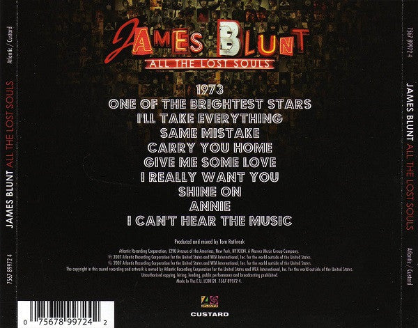 James Blunt - All The Lost Souls - Used CD image 2