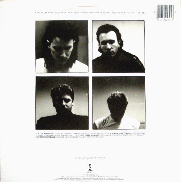 U2 - Wide Awake In America - Used Vinyl Record 12" image 2