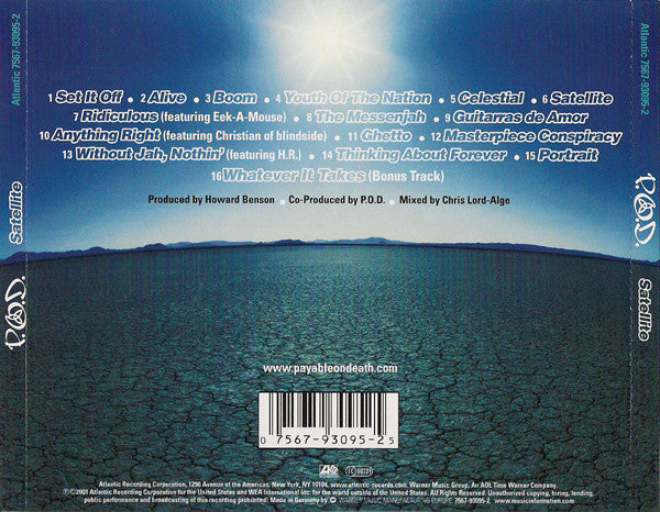 P.O.D. - Satellite - Used CD image 2