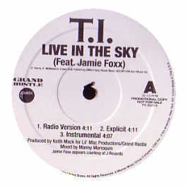 T.I. - Live In The Sky - Used Vinyl Record 12