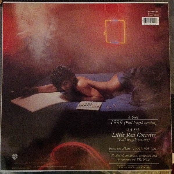 Prince - 1999 / Little Red Corvette - Used Vinyl Record 12" image 2