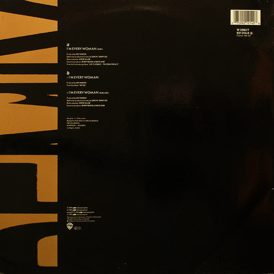 Chaka Khan - I'm Every Woman (Remix) - Used Vinyl Record 12" image 2