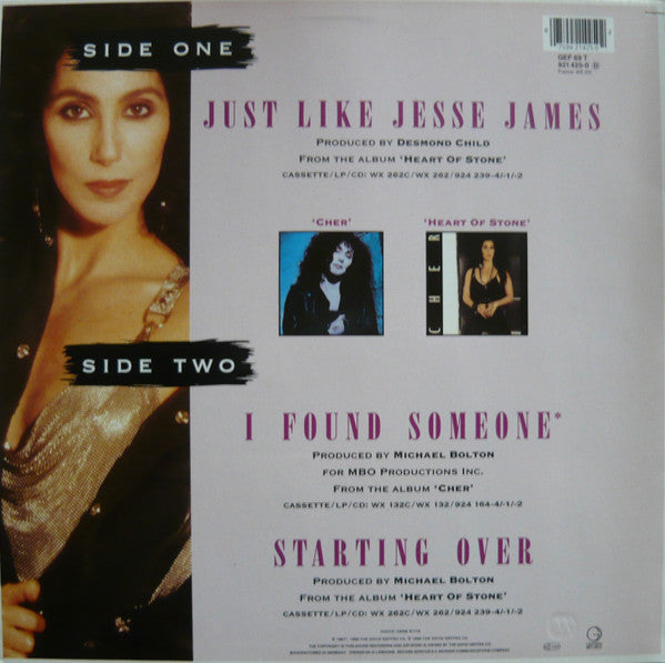 Cher - Just Like Jesse James - Used Vinyl Record 12" image 2