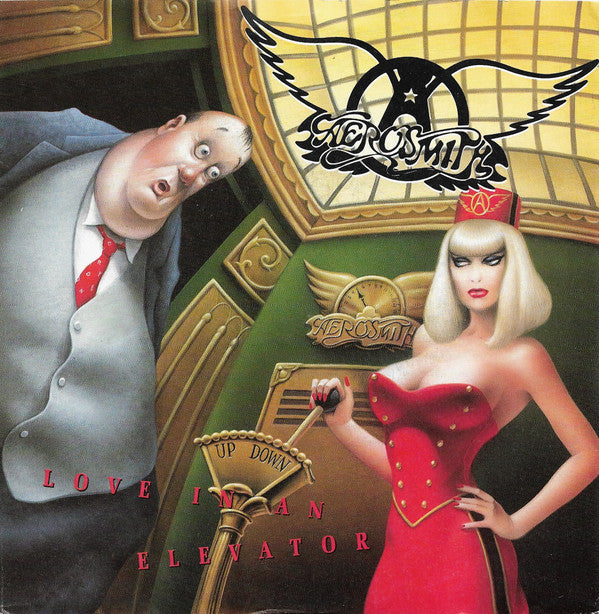 Aerosmith - Love In An Elevator - Used Vinyl Record 7" image 1