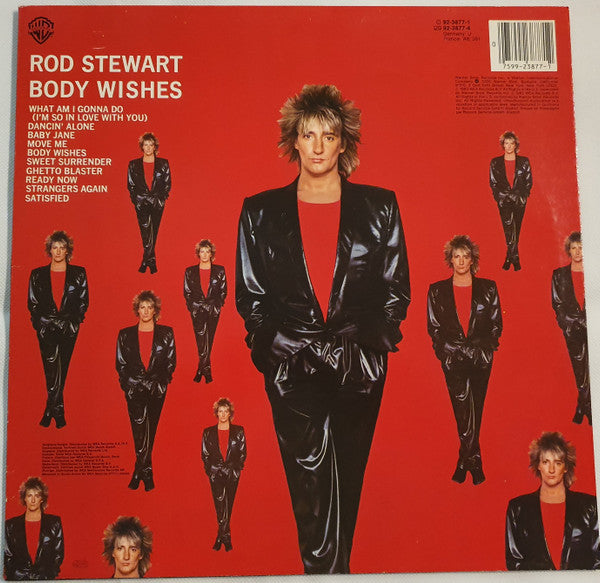 Rod Stewart - Body Wishes - Used Vinyl Record image 2
