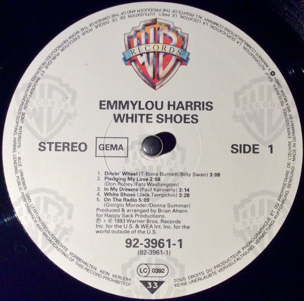 Emmylou Harris - White Shoes - Used Vinyl Record image 3